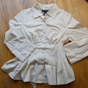 Womens button up shirt. E